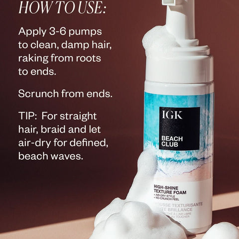 Beach Club High-Shine Texture Foam — Retail 6