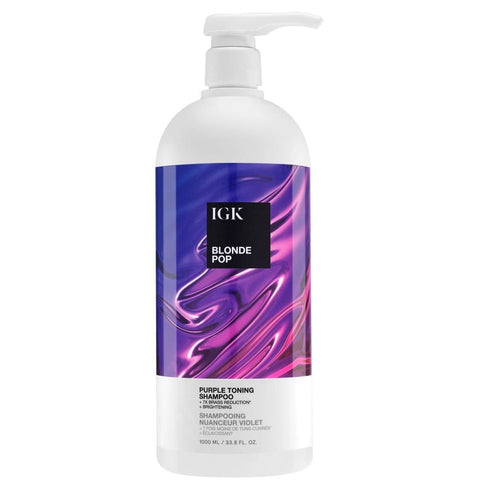 IGK Blonde Pop Purple Toning Shampoo