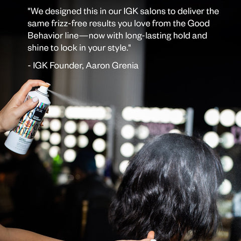 Good Behavior Flexible Anti Frizz Hairspray — Retail 7