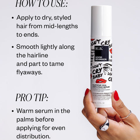 Good Behavior Supreme Seal Smoothing Serum — Retail 7