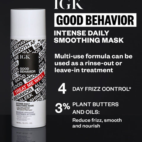 IGK Good Behavior Intense Daily Smoothing Mask 5oz