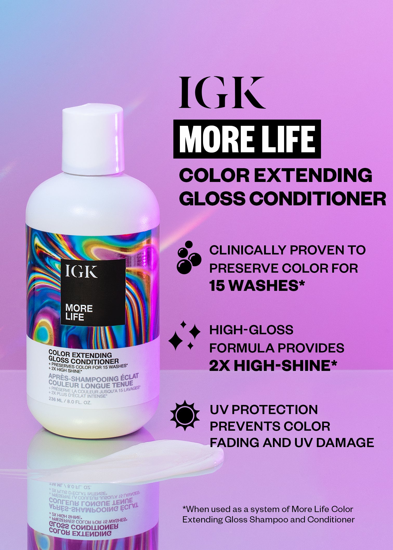 a bottle of hair conditioner
