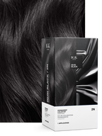 Permanent hair color swatch - Black 2N