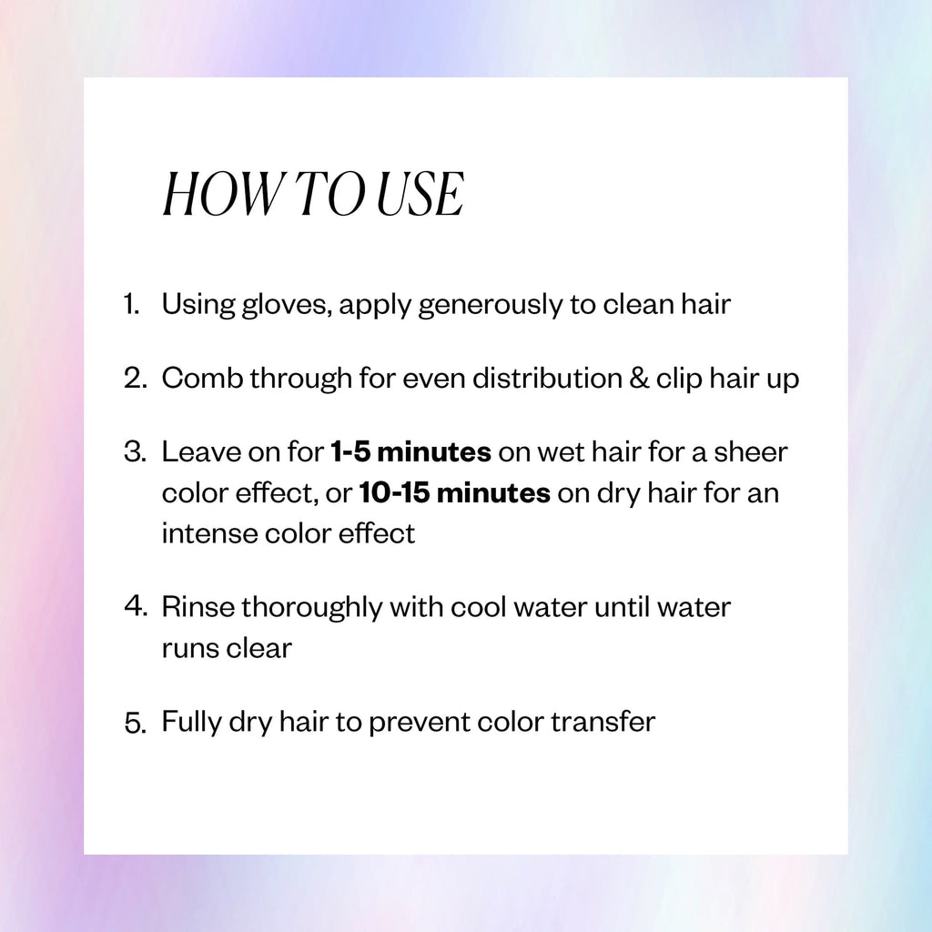 Color Depositing Hair Mask - A La Plage