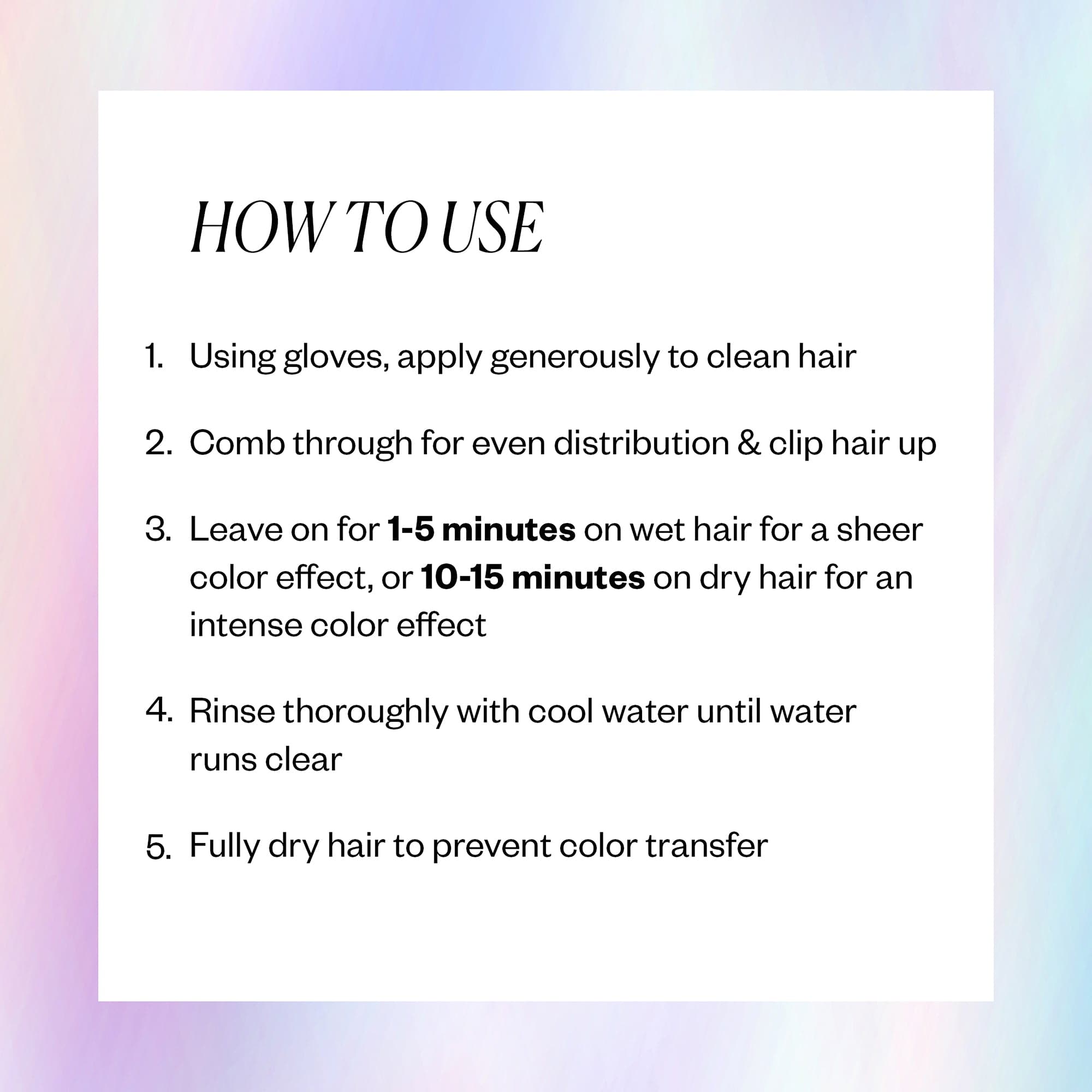 Color Depositing Hair Mask - Moon Dance