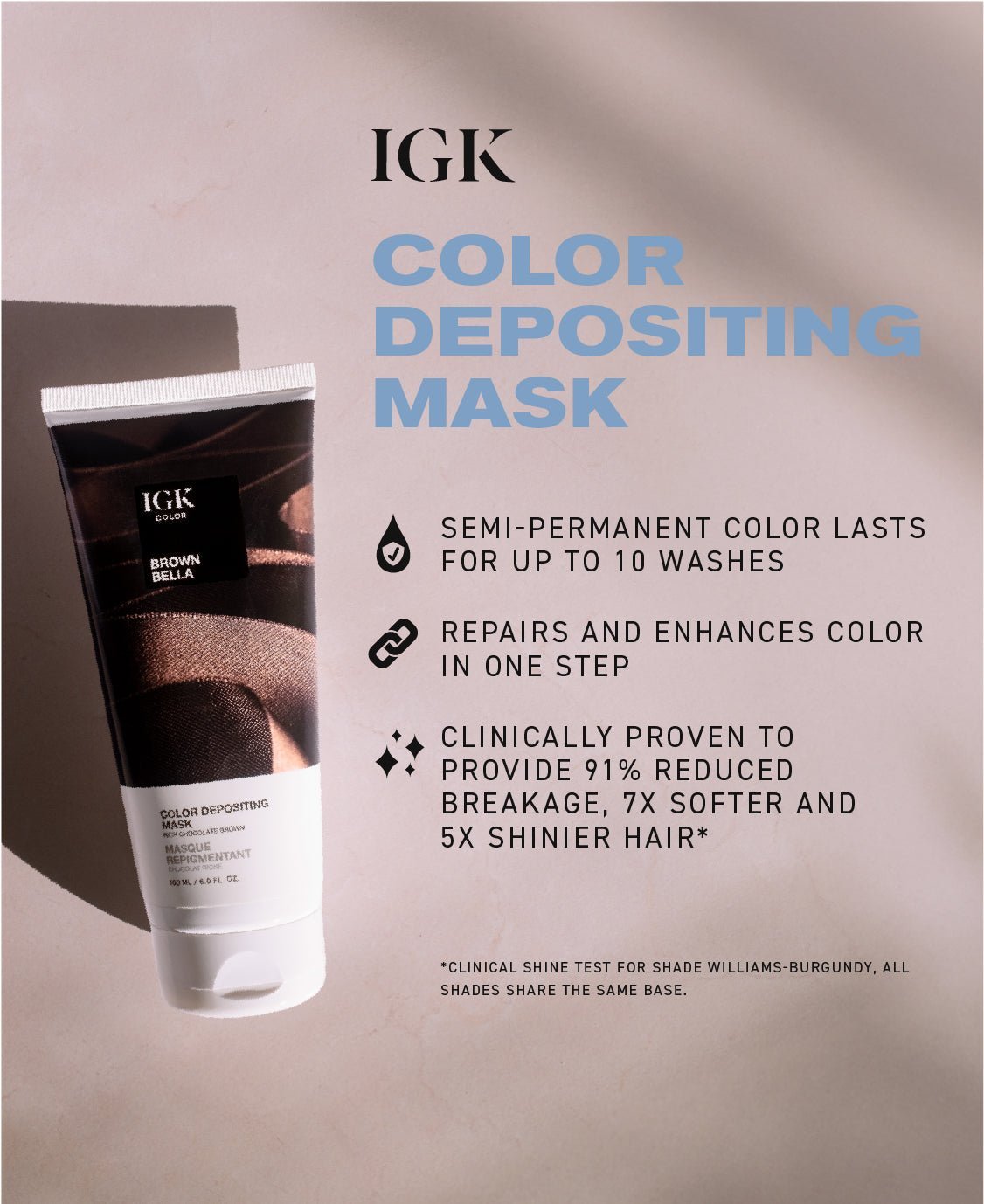 IGK Hair | Color Depositing Hair Mask