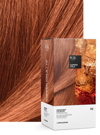 Permanent hair color swatch - Copper Cola 7C