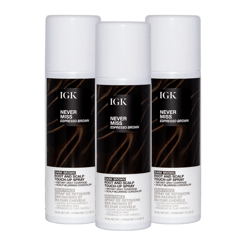 Never Miss Root and Scalp Touch-Up Spray - Dark Brown