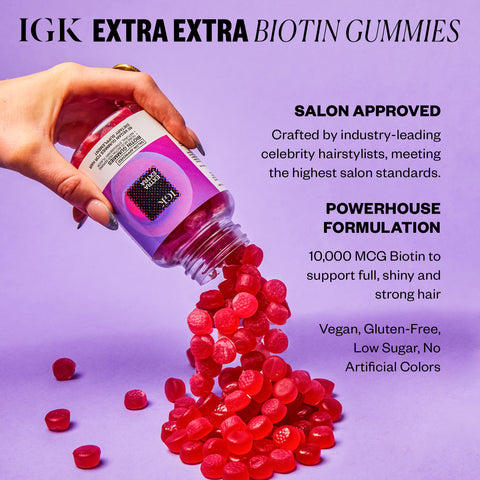 EXTRA EXTRA Biotin Gummies – IGK Hair