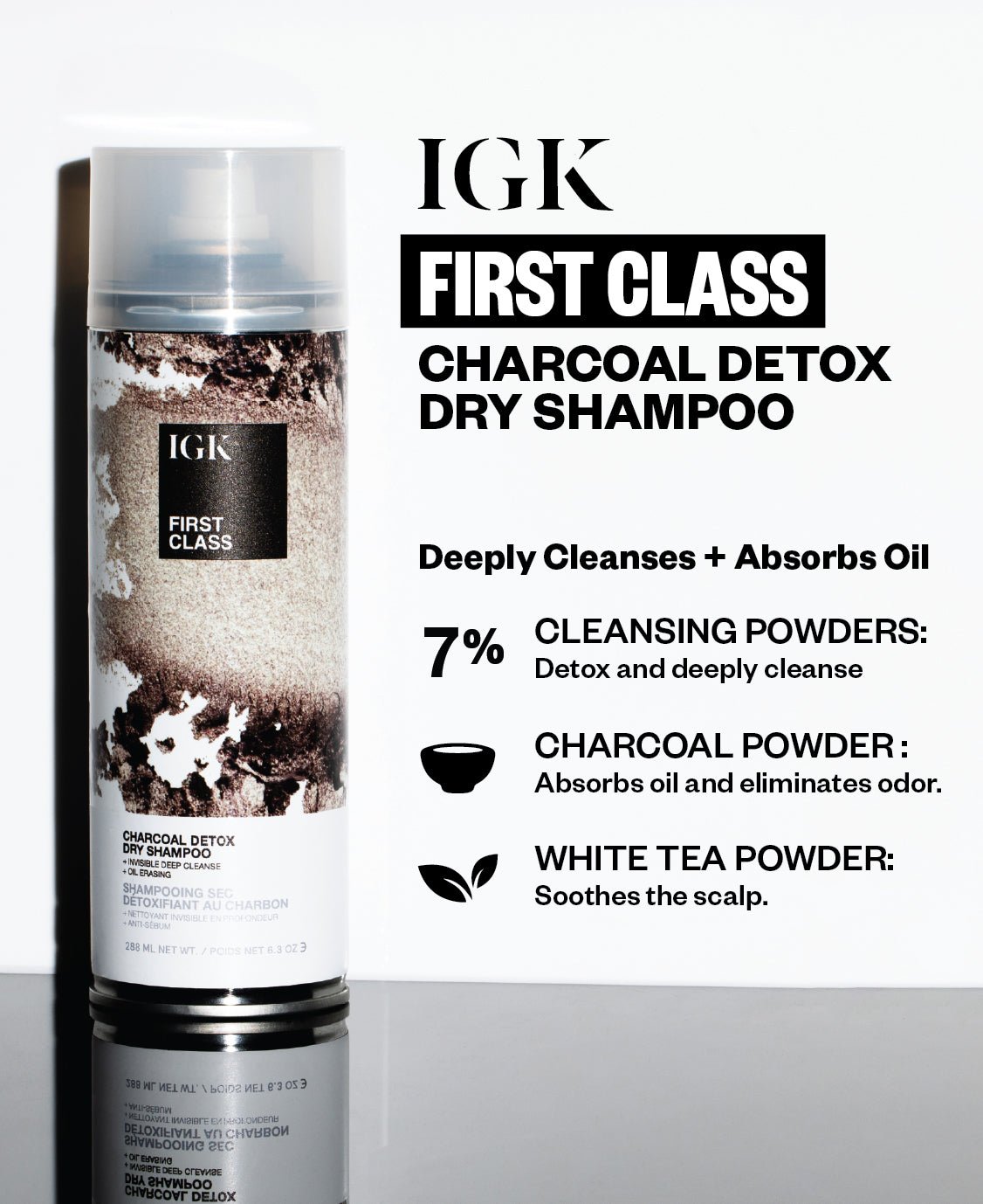 First Class Dry Shampoo Jumbo – IGK Hair