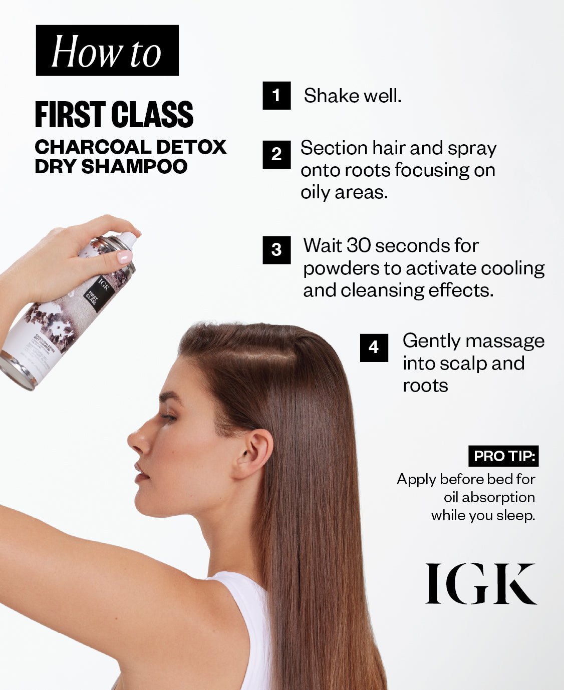 First Class Dry Shampoo Jumbo – IGK Hair