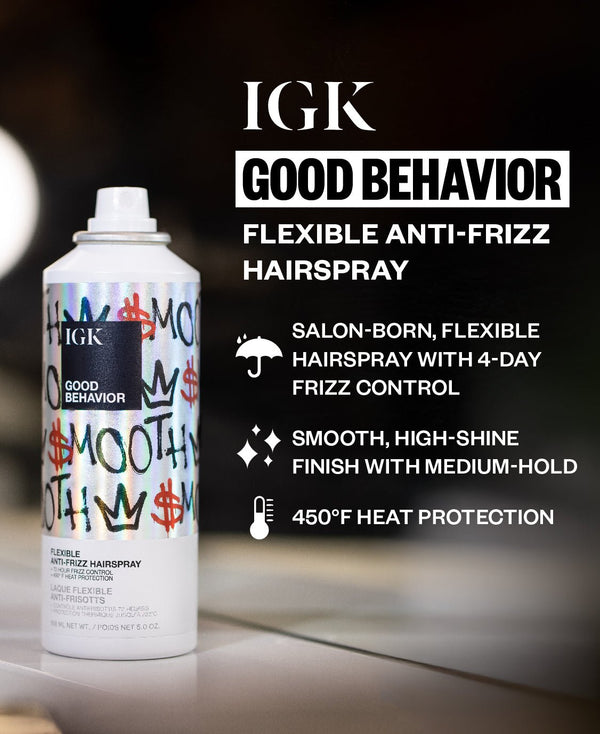 Good Behavior Flexible Anti Frizz Hairspray — Retail