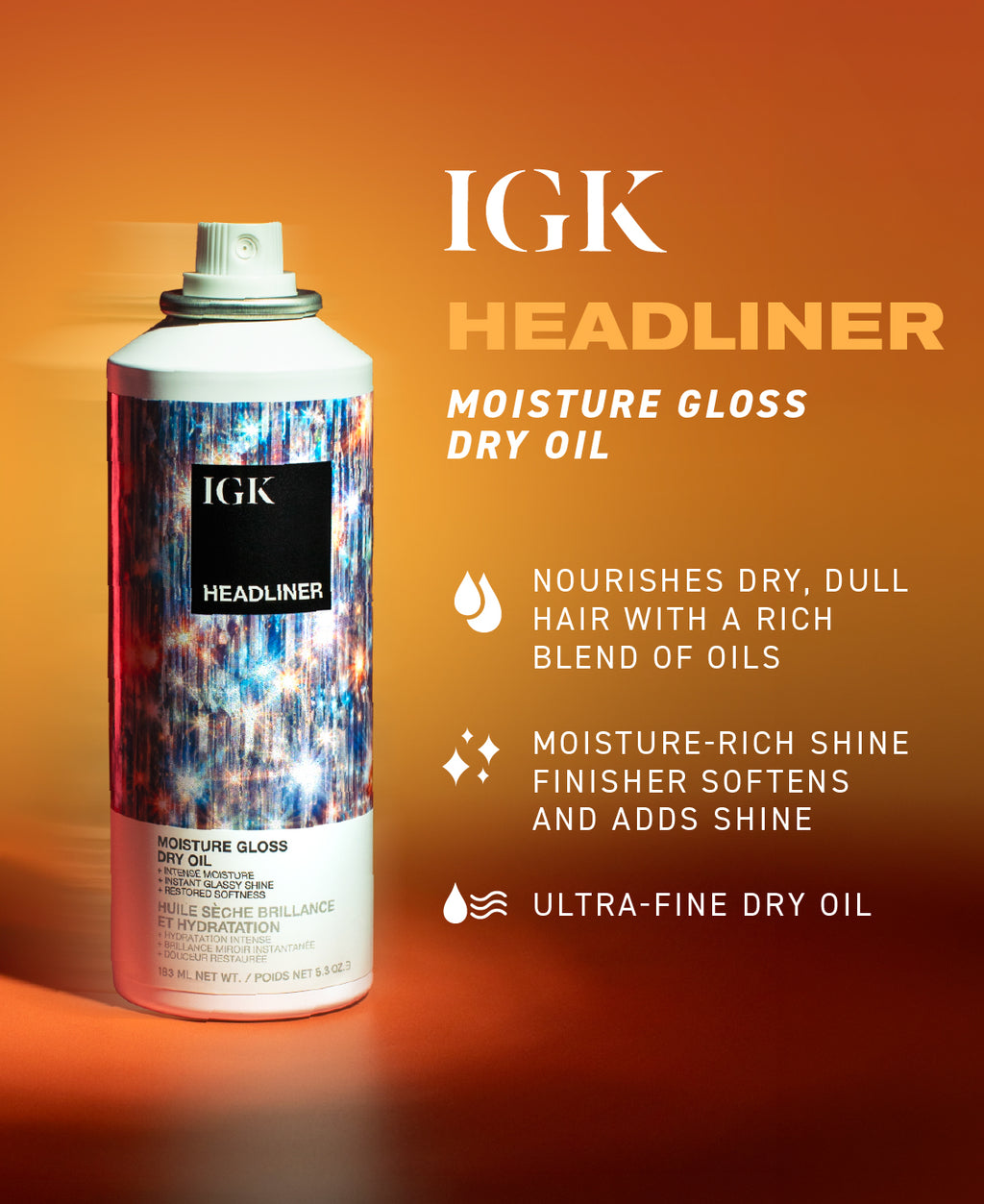 Headliner Moisturizing Jojoba Oil Hair Gloss