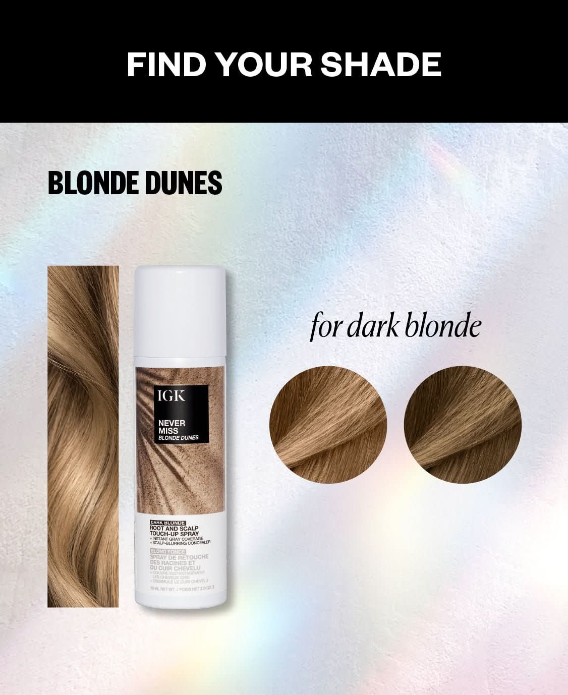 Never Miss Root and Scalp Touch-Up Spray - Dark Blonde