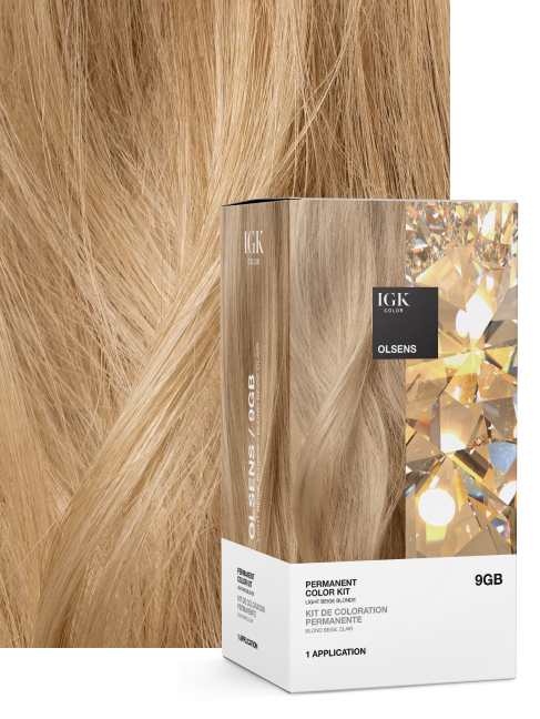 Permanent hair color swatch - Olsens 9GB