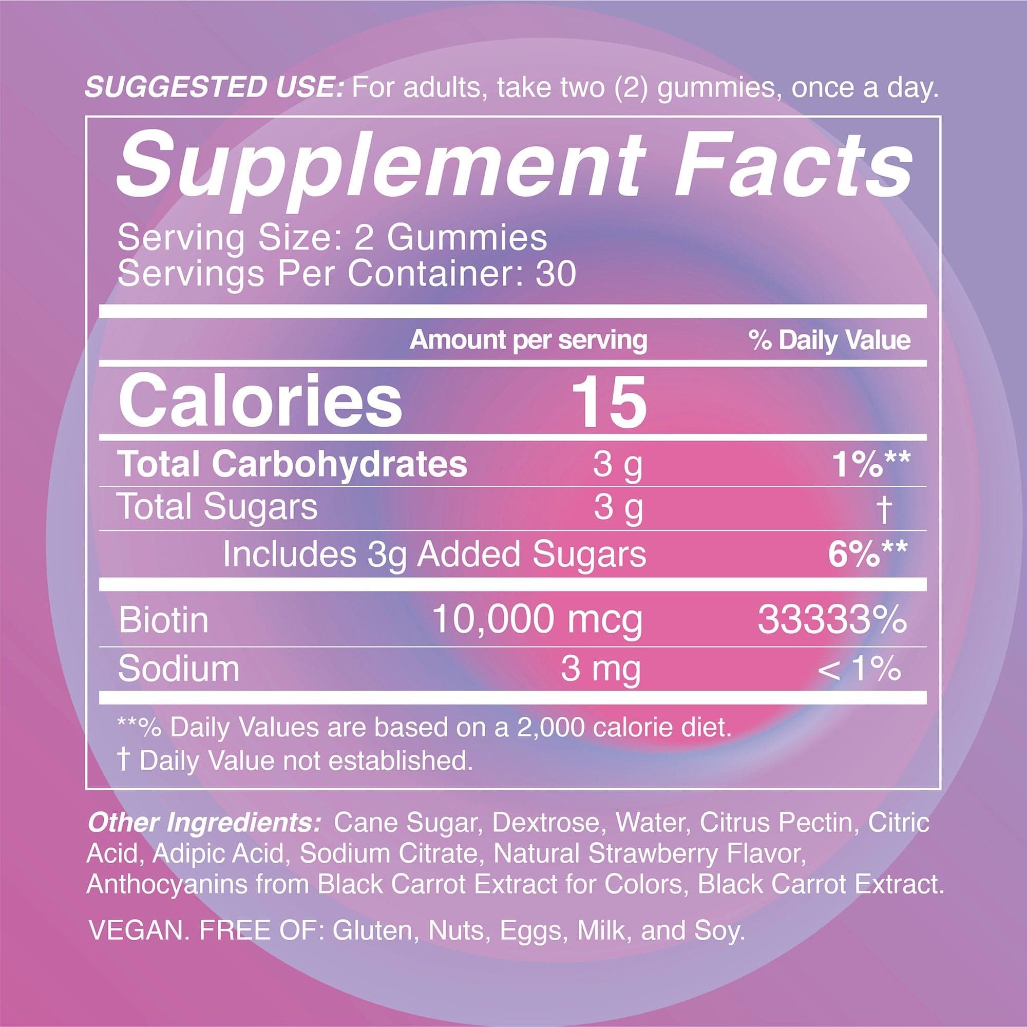 EXTRA EXTRA Biotin Gummies