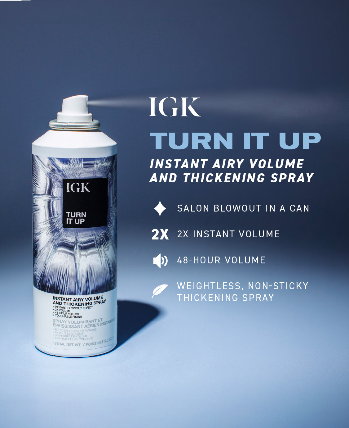 Turn It Up Hair Thickening Instant Volume Spray