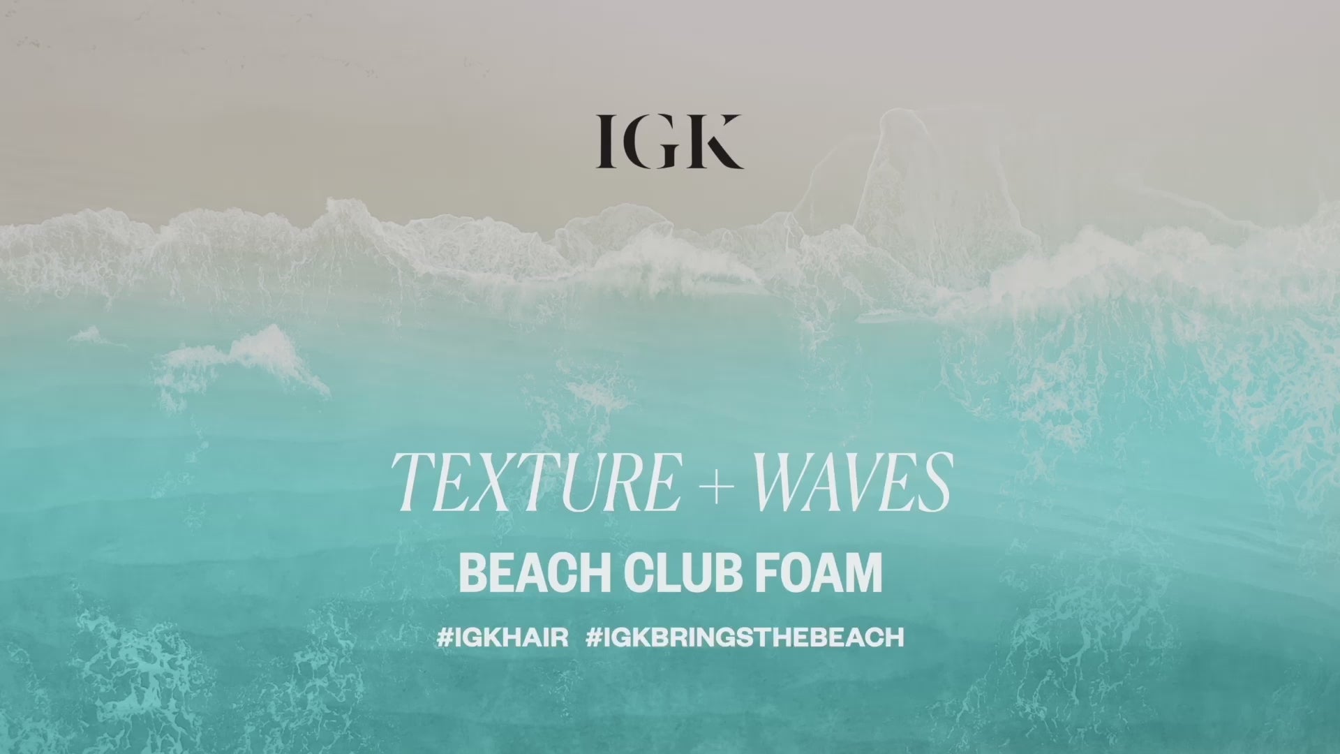 Beach Club High-Shine Texture Foam