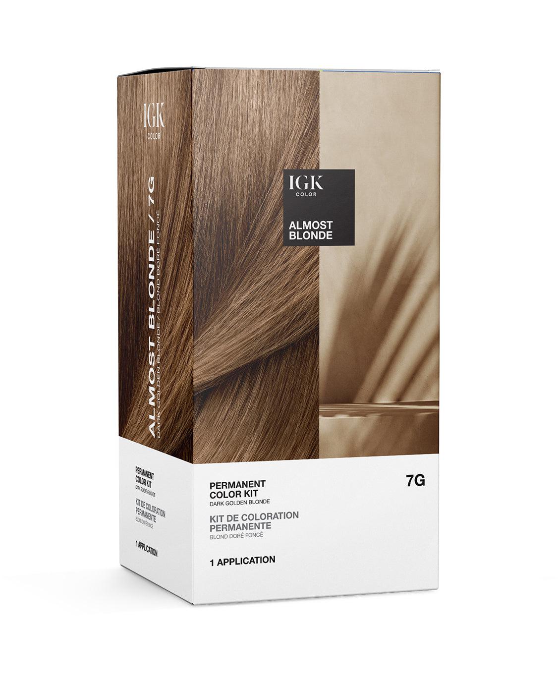 Igk - Permanent Color Kit - Almost Blonde 7g