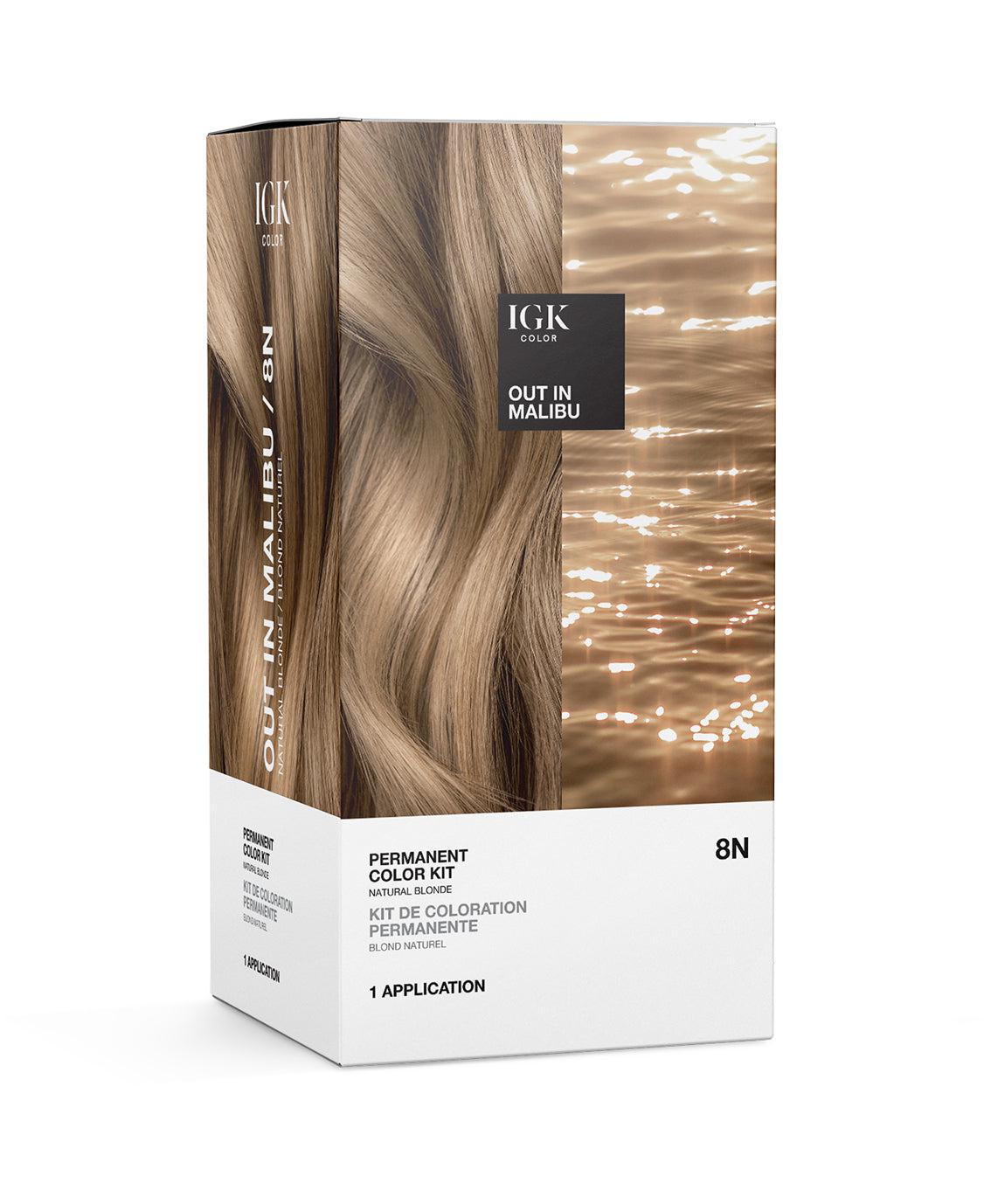 Igk Permanent Color Kit - 8N Out in Malibu (Light Natural Blonde)